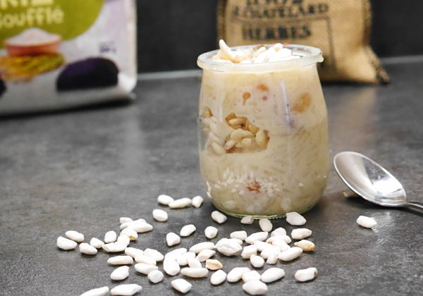 riz au lait dans un pot a yapourth